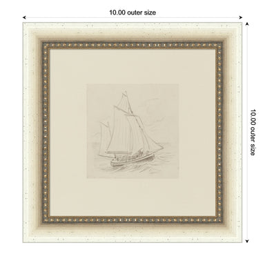 Mounted Canvas 10x10 Belmont Distress White 2