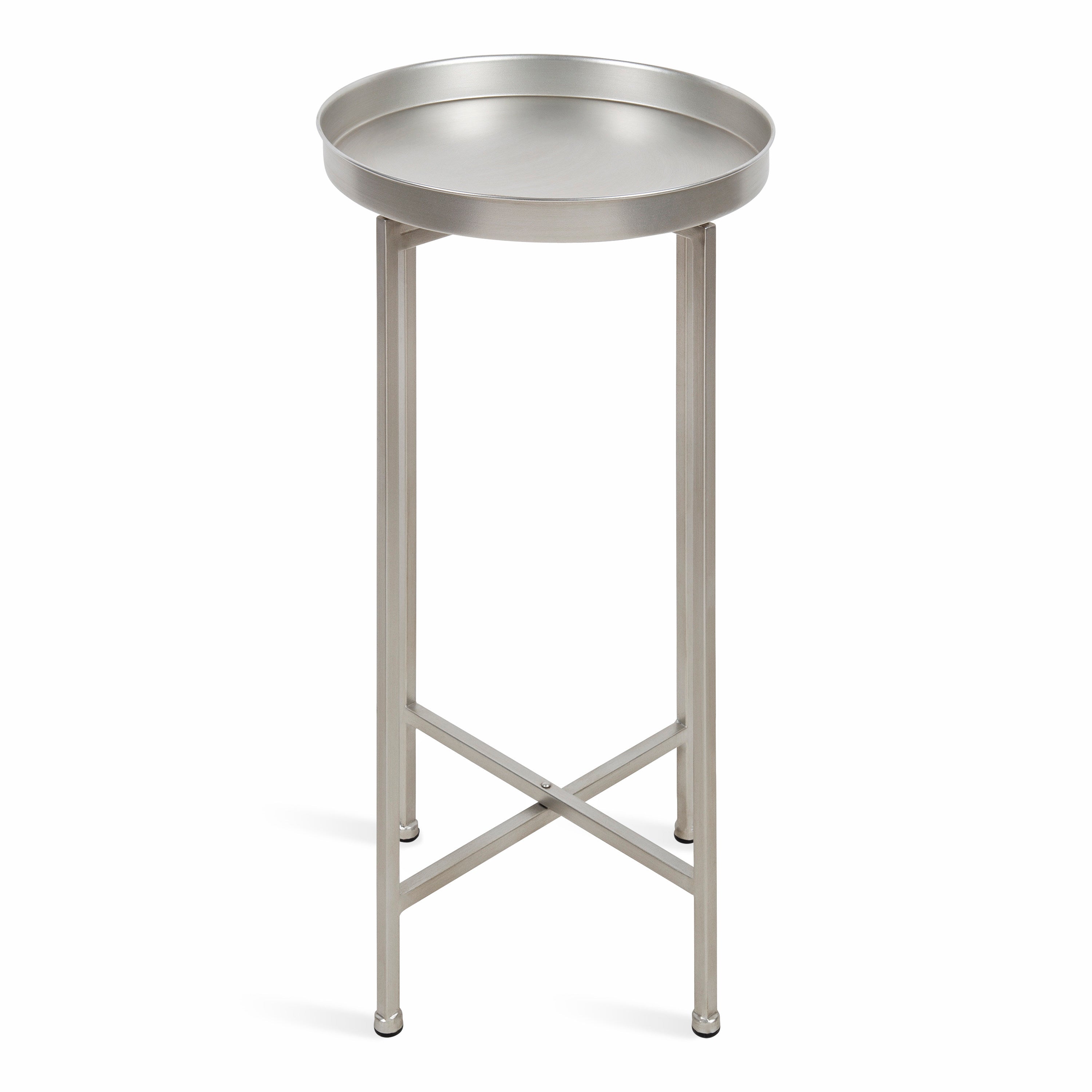 Tea Table Silver 14x14x26 3