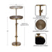 Drink Table Gold 10x10x30 2