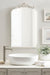 Arch Mirror 19x31 White 7