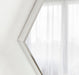 Hexagon Mirror Silver 22x31 7