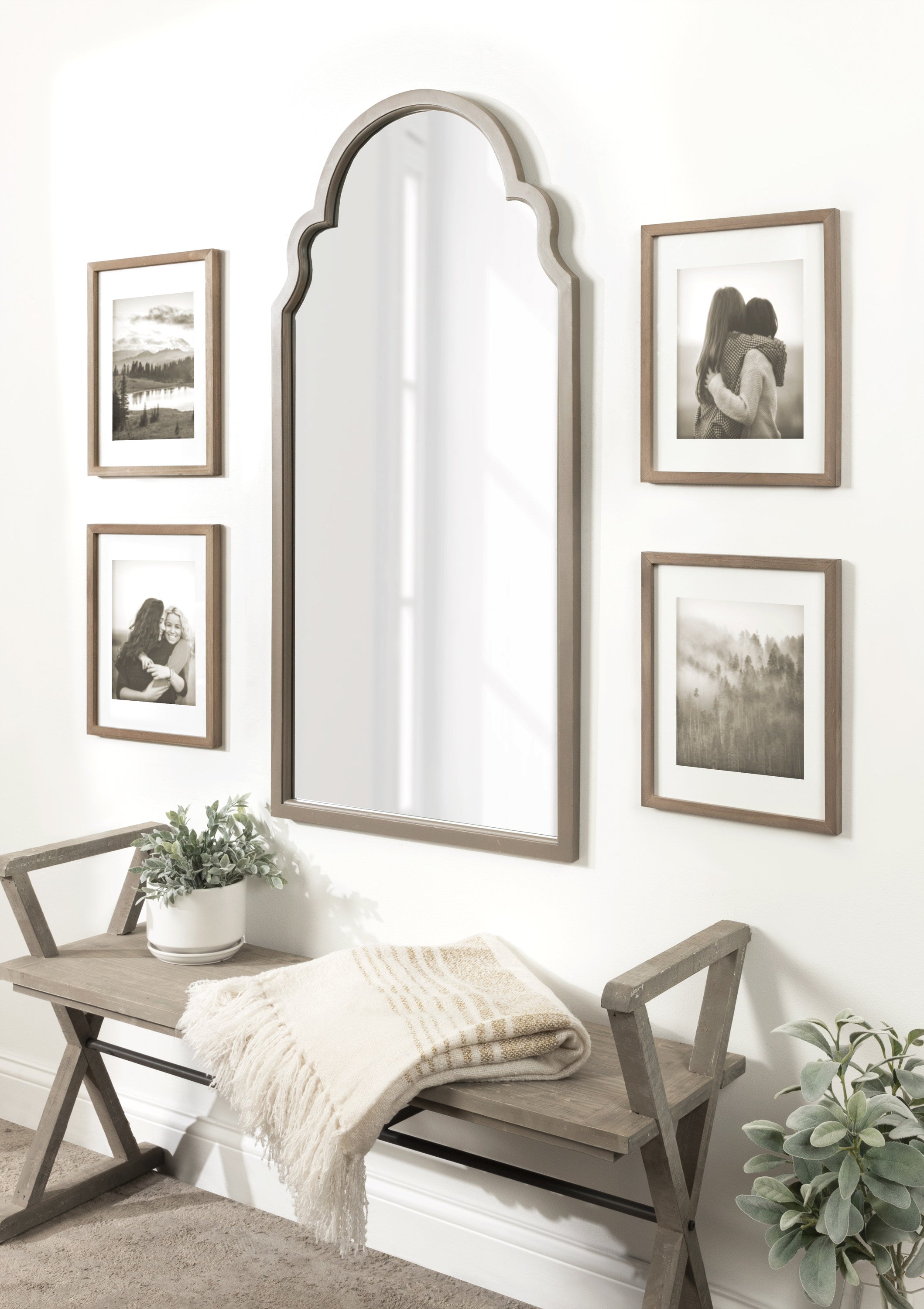 Arch Mirror Gray 24x48 7