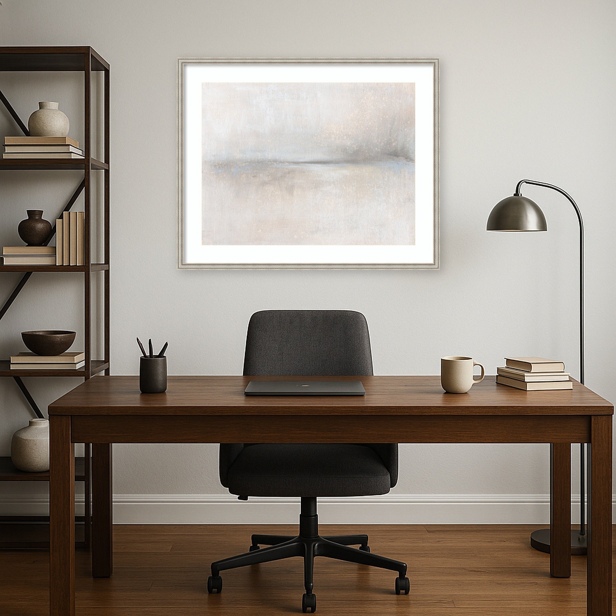 Framed Art Cordelia Silver 42x34 5