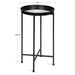 Tea Table Black Mirror 14x14x26 2
