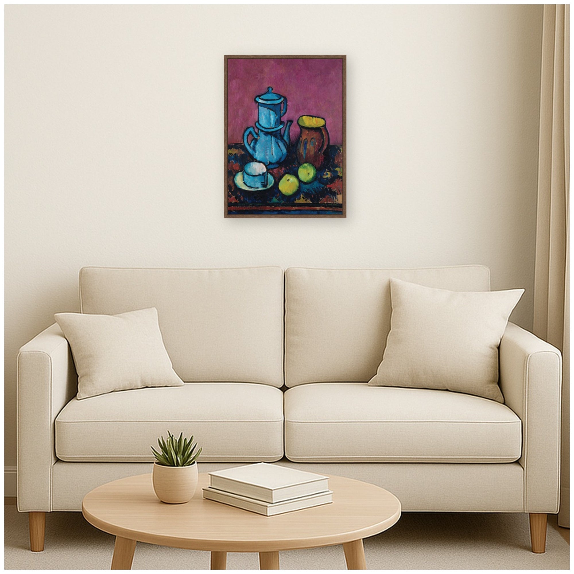 Framed Canvas 18x24 Sylvie Walnut 6