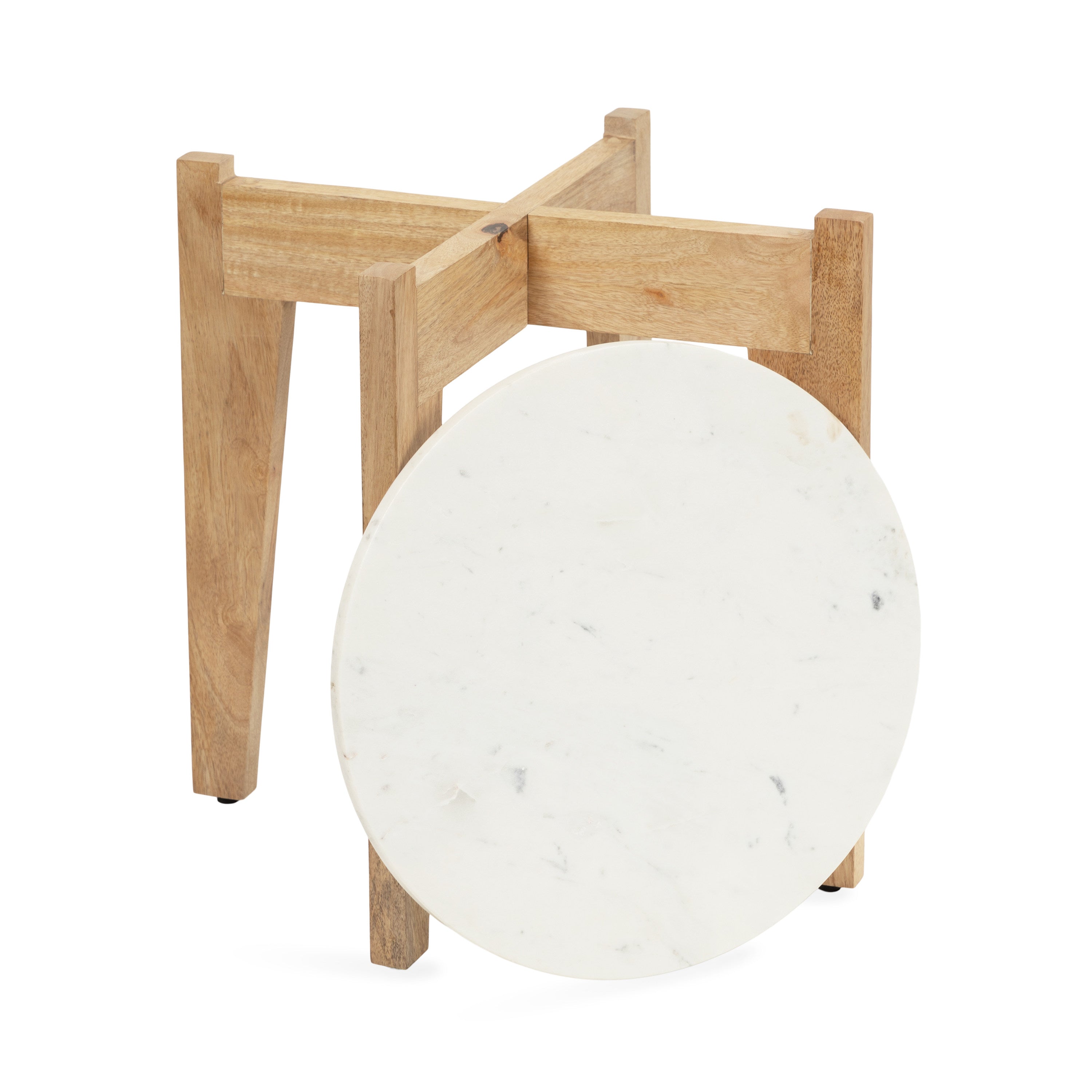 Icelyn Marble Side Table