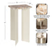 Drink Table Beige 10x7x21 2