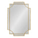 Scallop Mirror 24x36 Gold 5