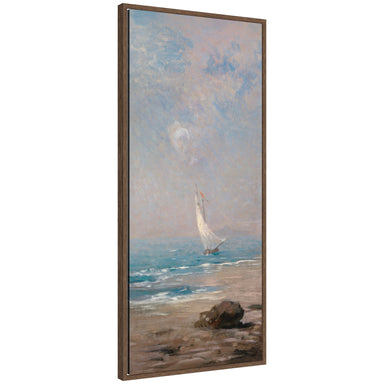 Framed Canvas 18x40 Sylvie Walnut 1