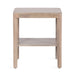Side Table Natural Beige 22x14x26 5