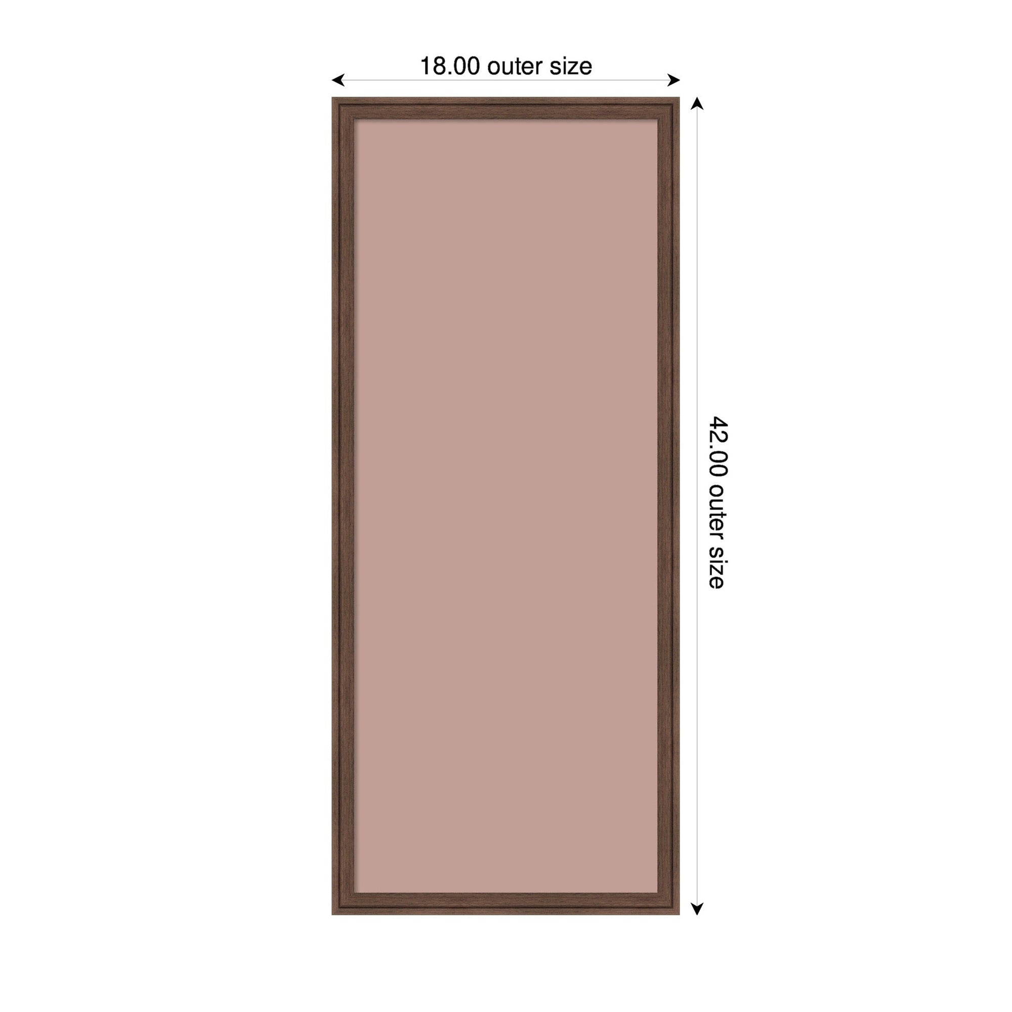 Framed Fabric Pinboard Blush Pink Clay Wall Organization