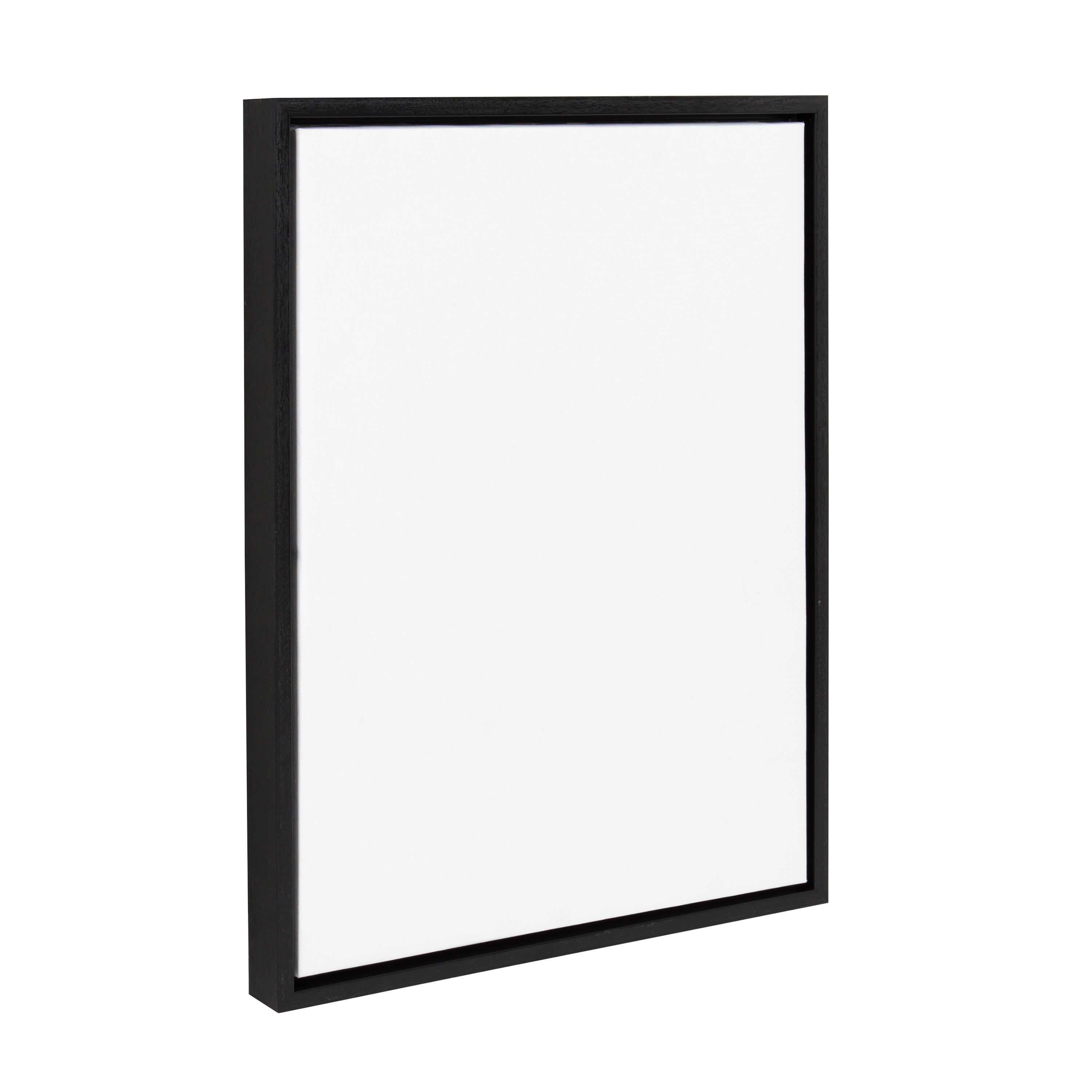 Amanti Art Framed Blank White Canvas For Diy Artwork, Crafts And Painting 23 In W X 30 In H In Grey