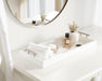 Single Tray White Silver 10x24 7