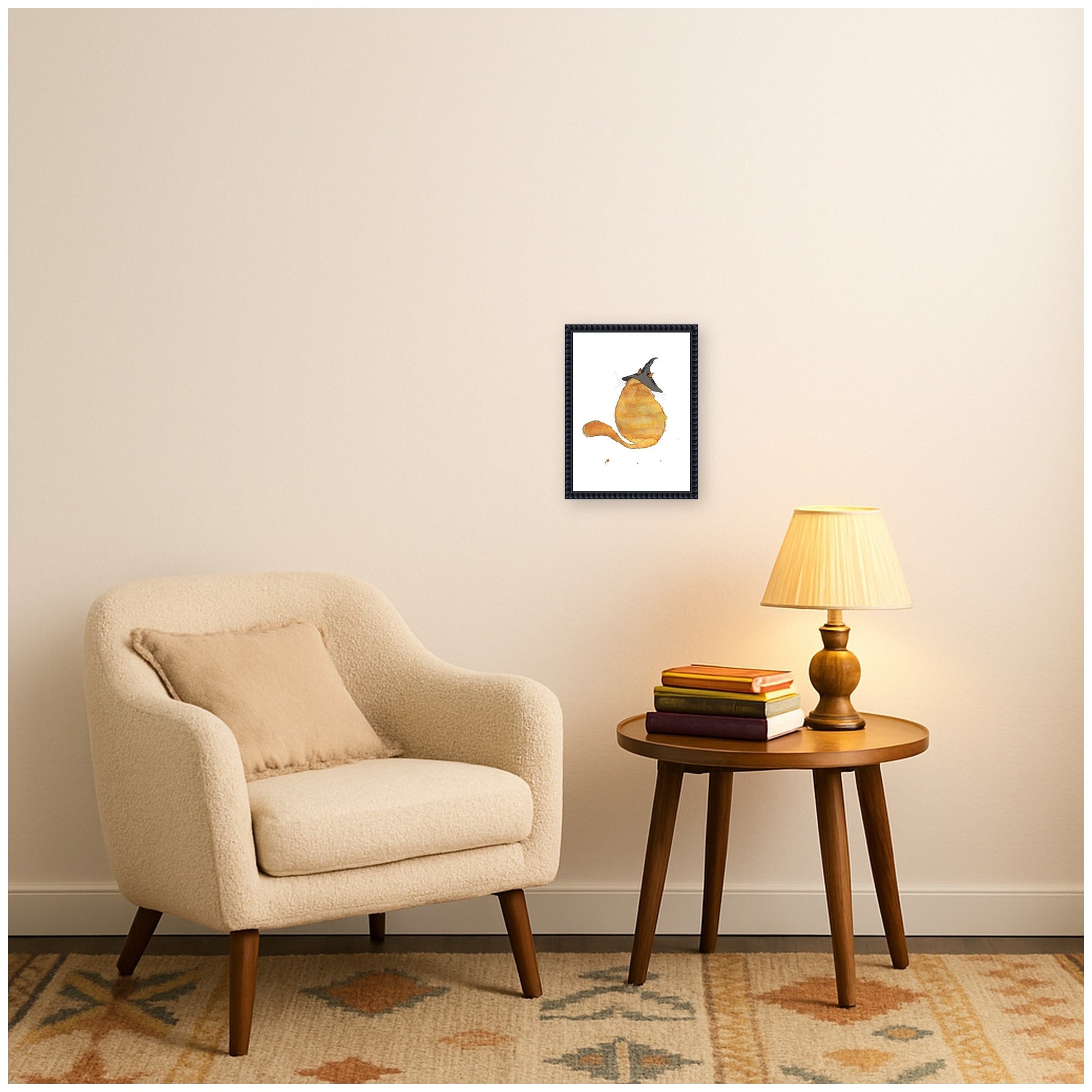 Framed Canvas 10x13 Sylvie Beaded Black 5