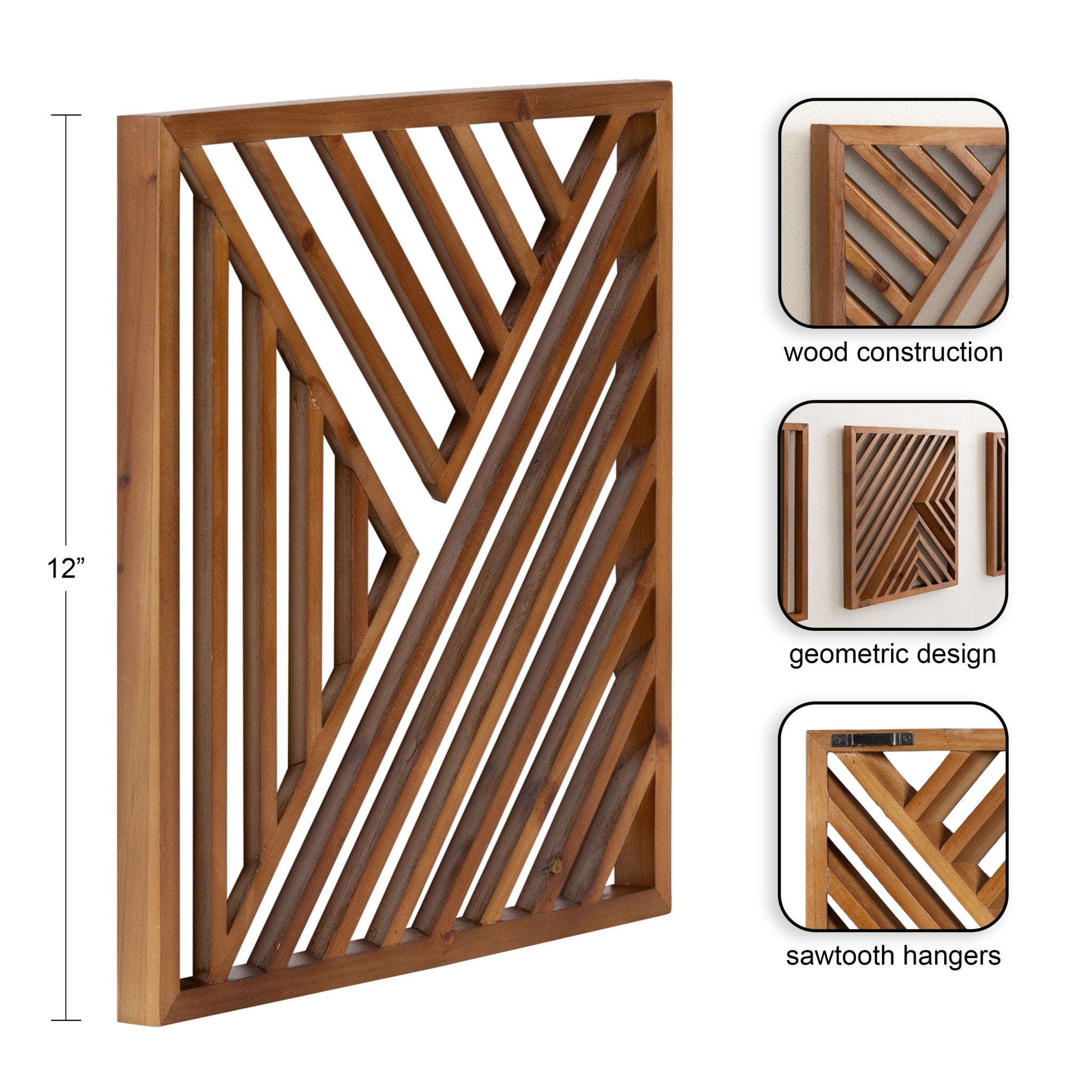 Barreda Wood Wall Art Set