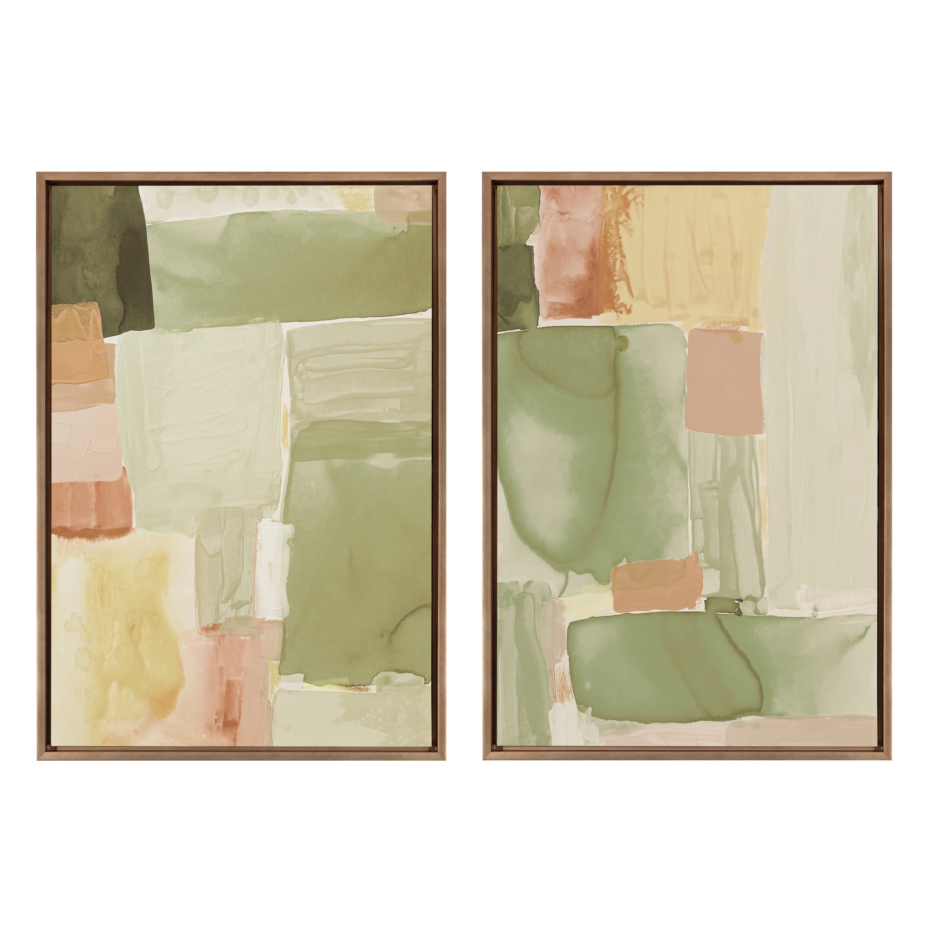 Art Set 2 Piece Set 23x33 Sylvie Dark Gold 2