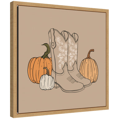 Framed Canvas 16x16 Sylvie Natural 1