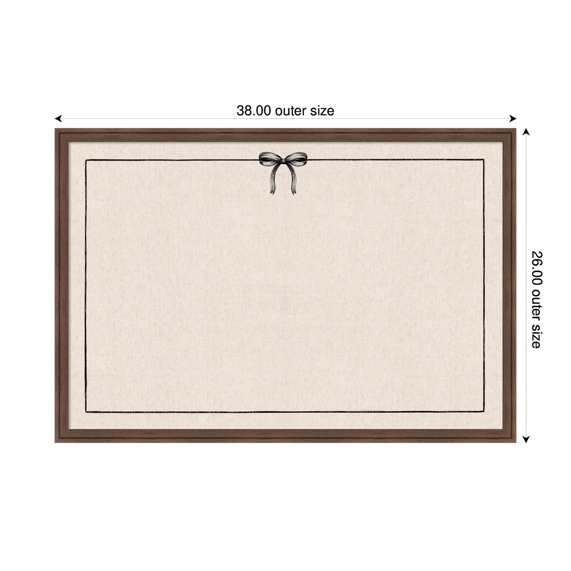 Pinboard Florence Medium Brown 38x26 2