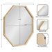 Octagon Mirror Natural 28x28 2
