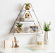 Accent Shelf White Gold 3 Shelves 6