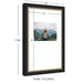 Wall Frame Belmont Black 10x16 matted to 5x7 2