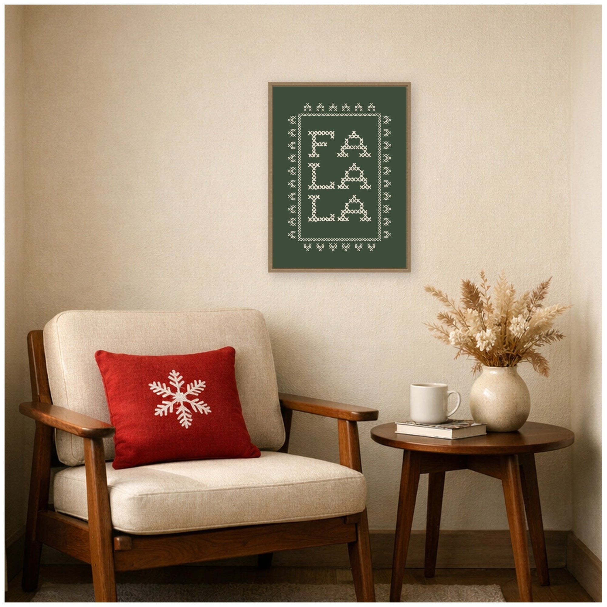 Framed Canvas Sylvie Dark Gold 18x24 6