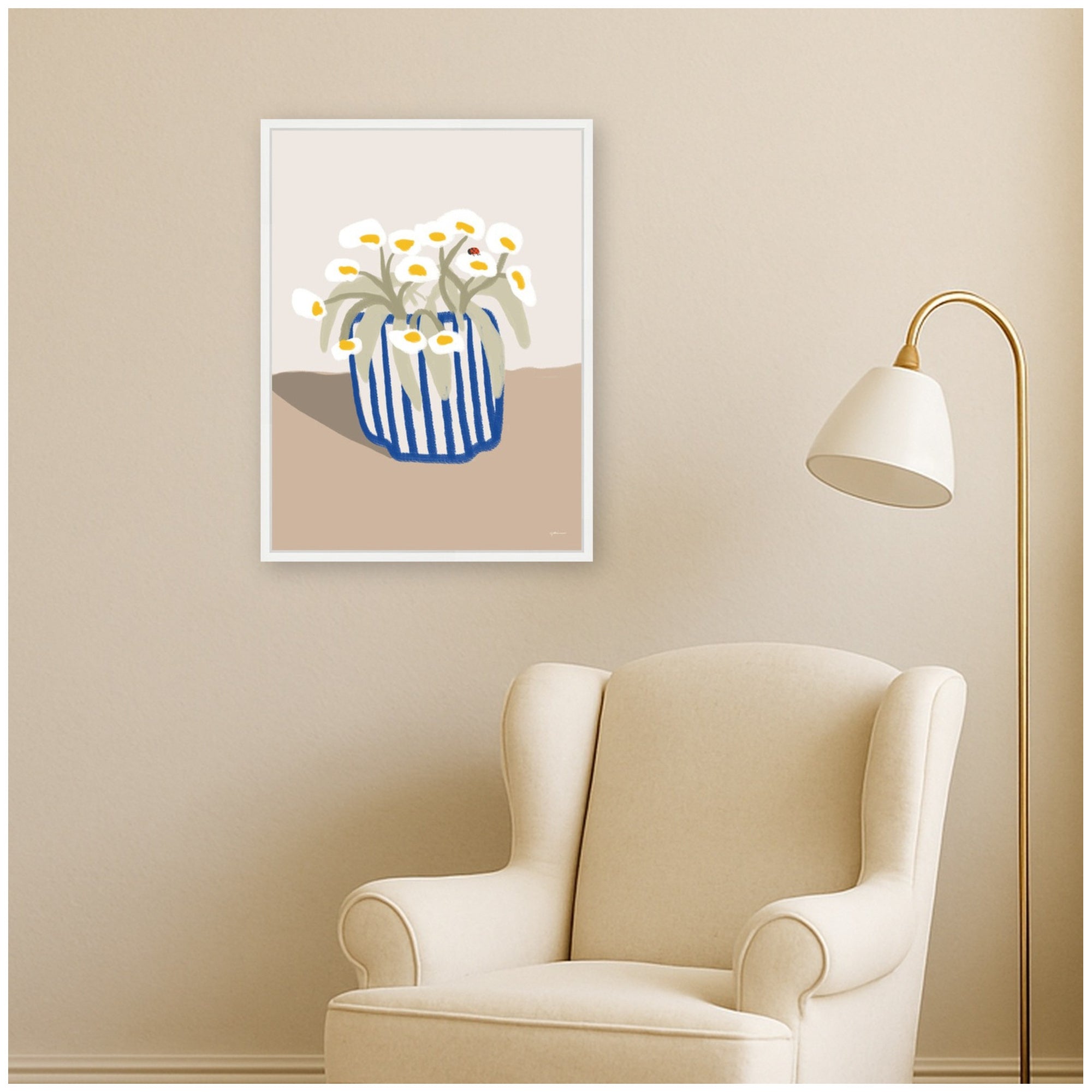 Framed Canvas 18x24 Sylvie White 6
