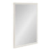 Rectangle Mirror White 24x36 1