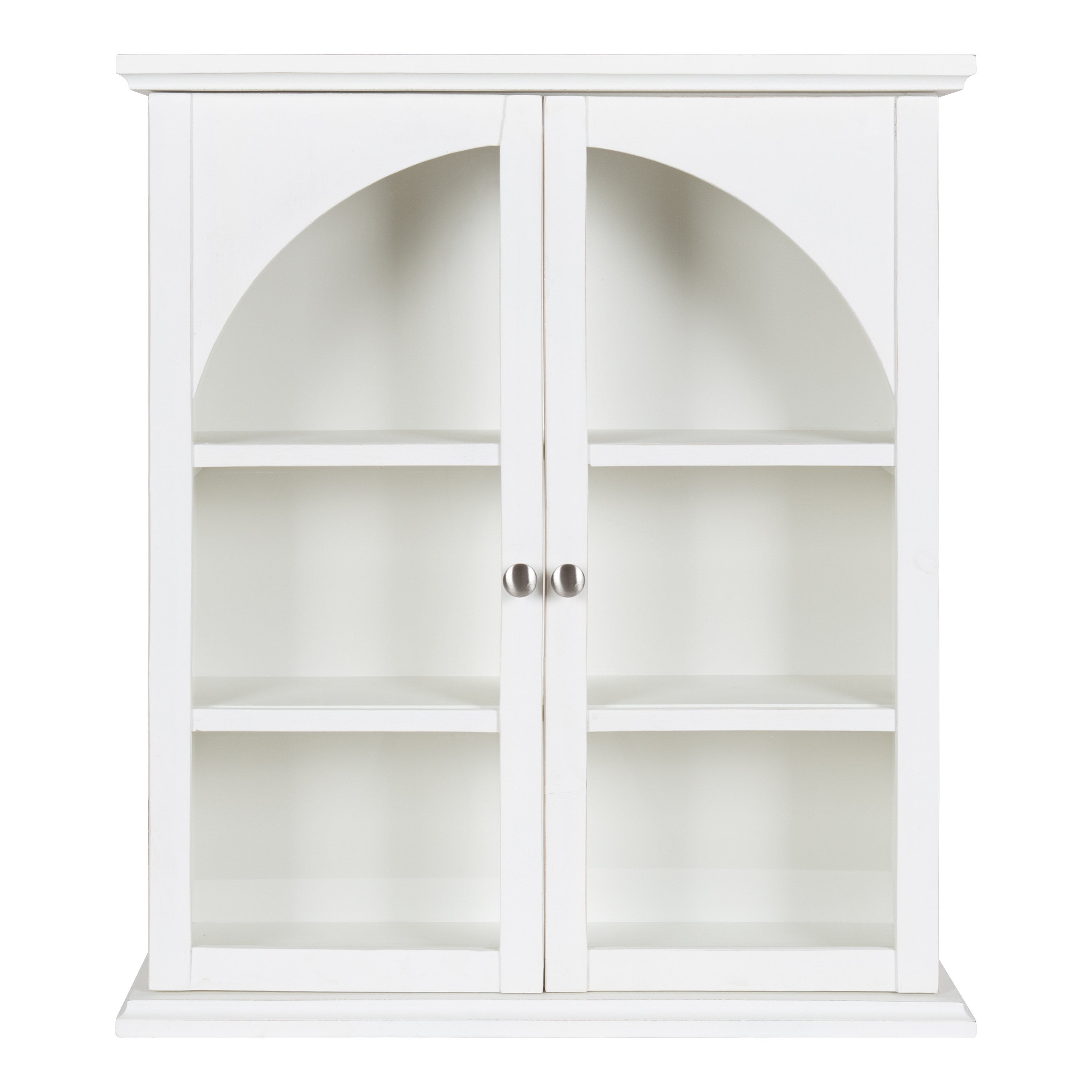 Walsted Decorative Wood Arch Cabinet