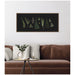 Framed Canvas 40x18 Sylvie Beaded Dark Gold 5