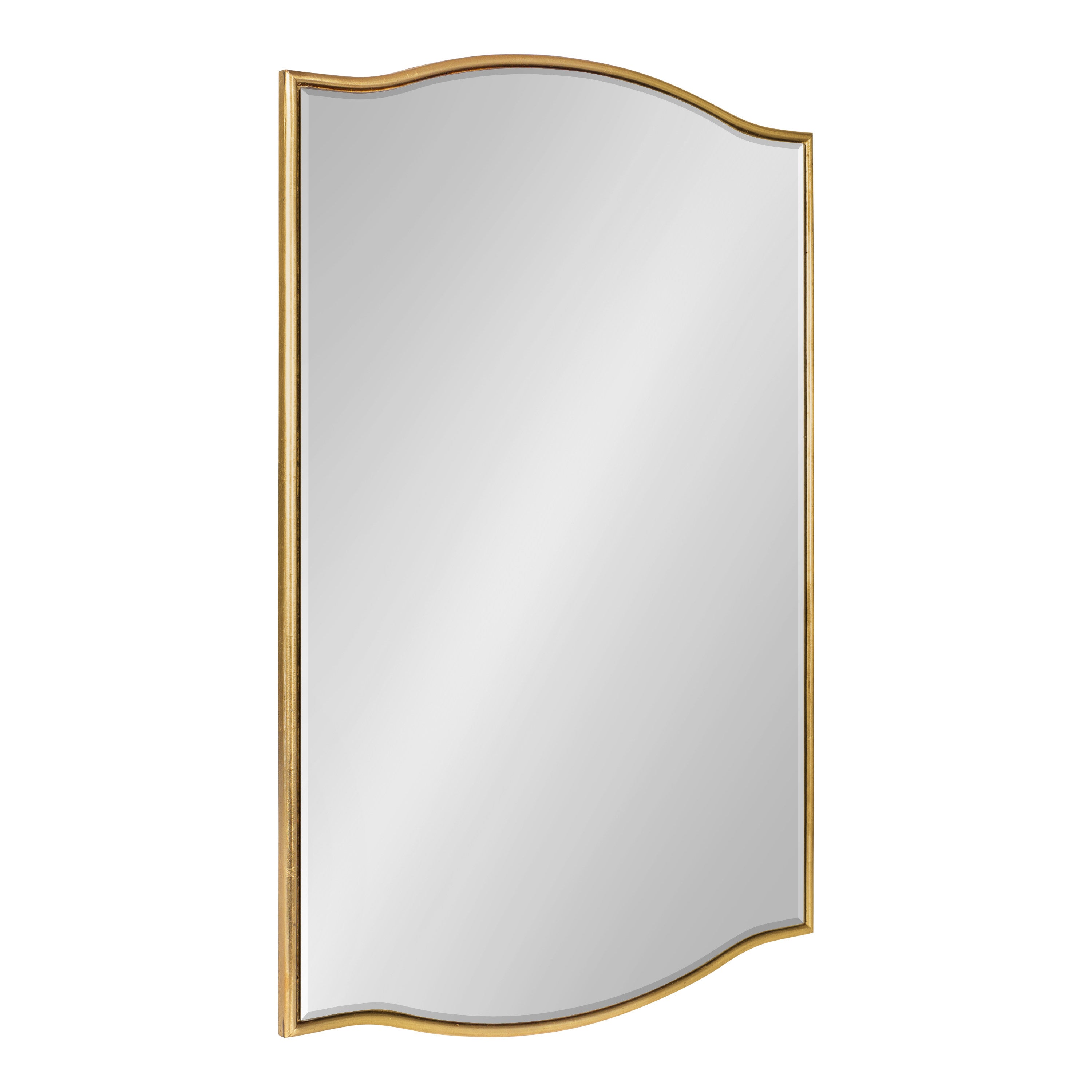 Scallop Mirror Gold 20x30 1