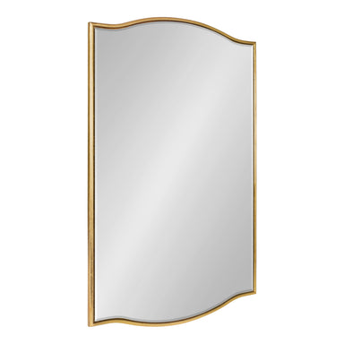 Scallop Mirror Gold 20x30 1