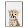 Sylvie Cheetah Framed Canvas by Amy Peterson Art Studio