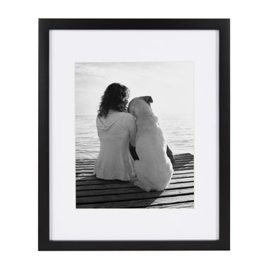 Wall Frame Black 11x14 matted to 8x10 2