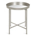 Side Table Silver Mirror 18.25x18.25x22 3