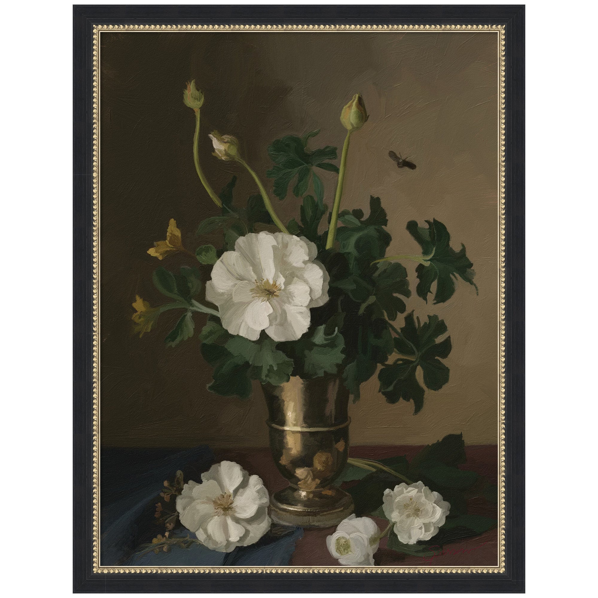 Mounted Canvas 20x26 Belmont Black 1
