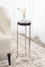 Drink Table Purple Silver 9x9x23 6