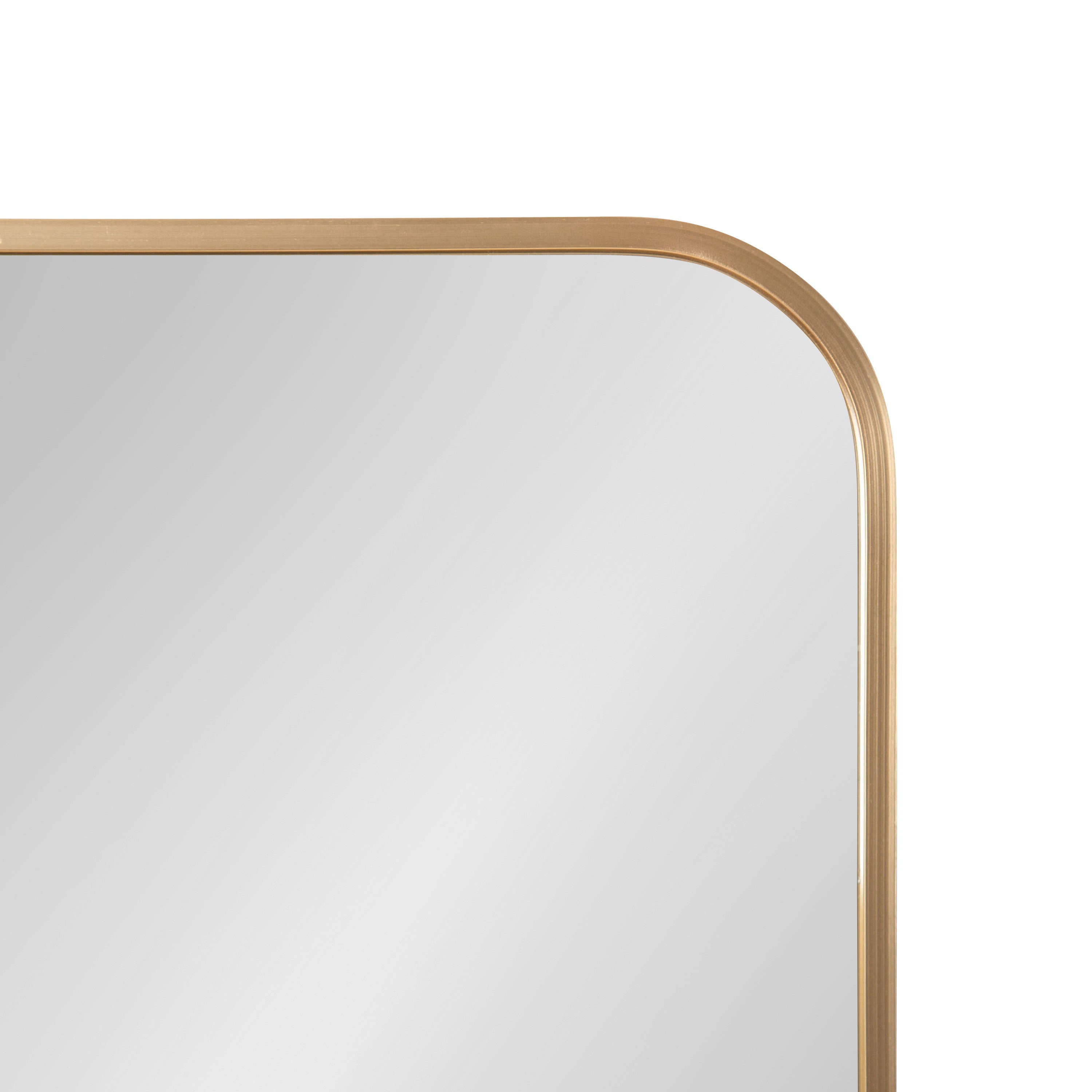 Rectangle Mirror Gold 30x42 3