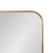 Rectangle Mirror Gold 30x42 3