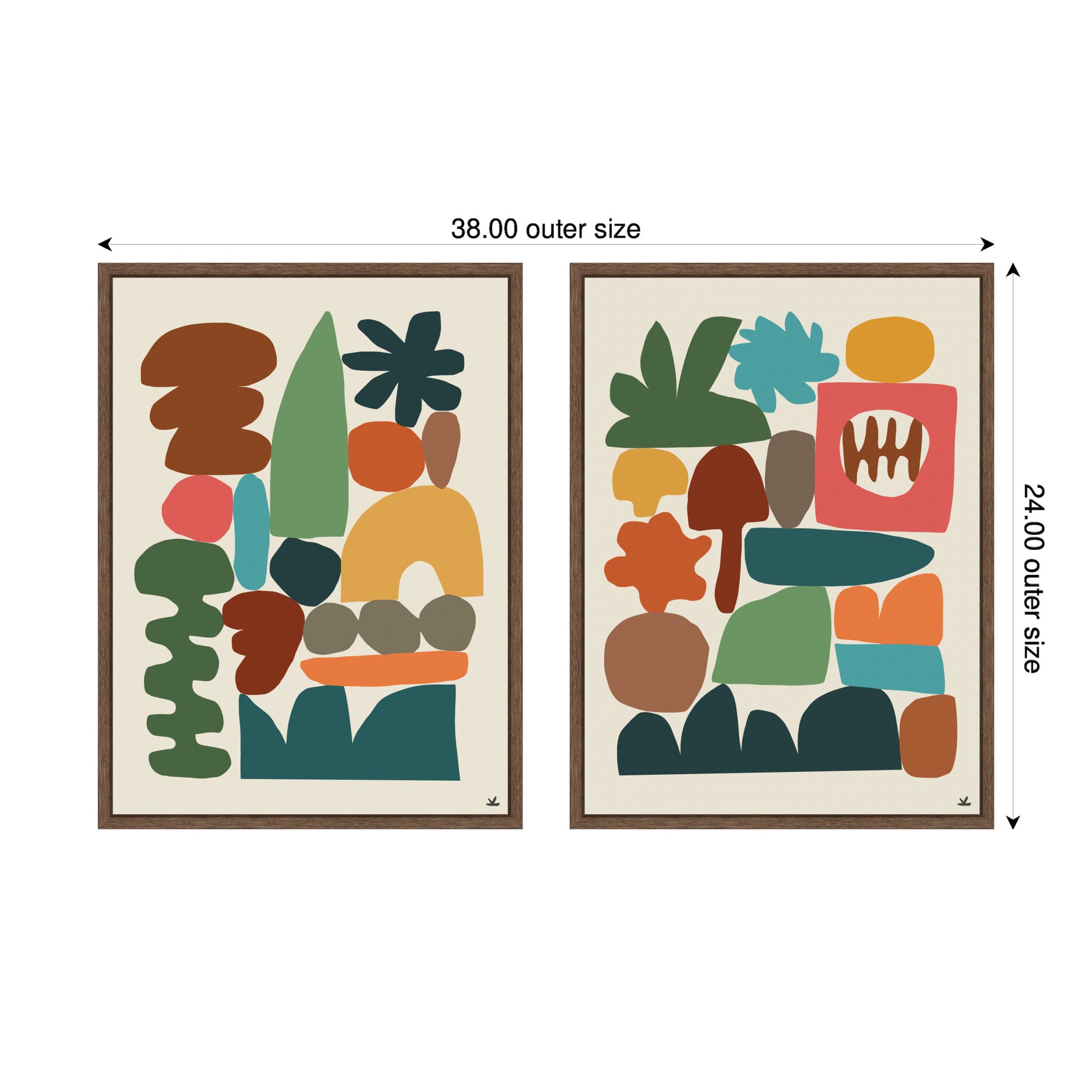 Night Chords 2 Piece Framed Canvas Wall Art Set by Kelly Knaga