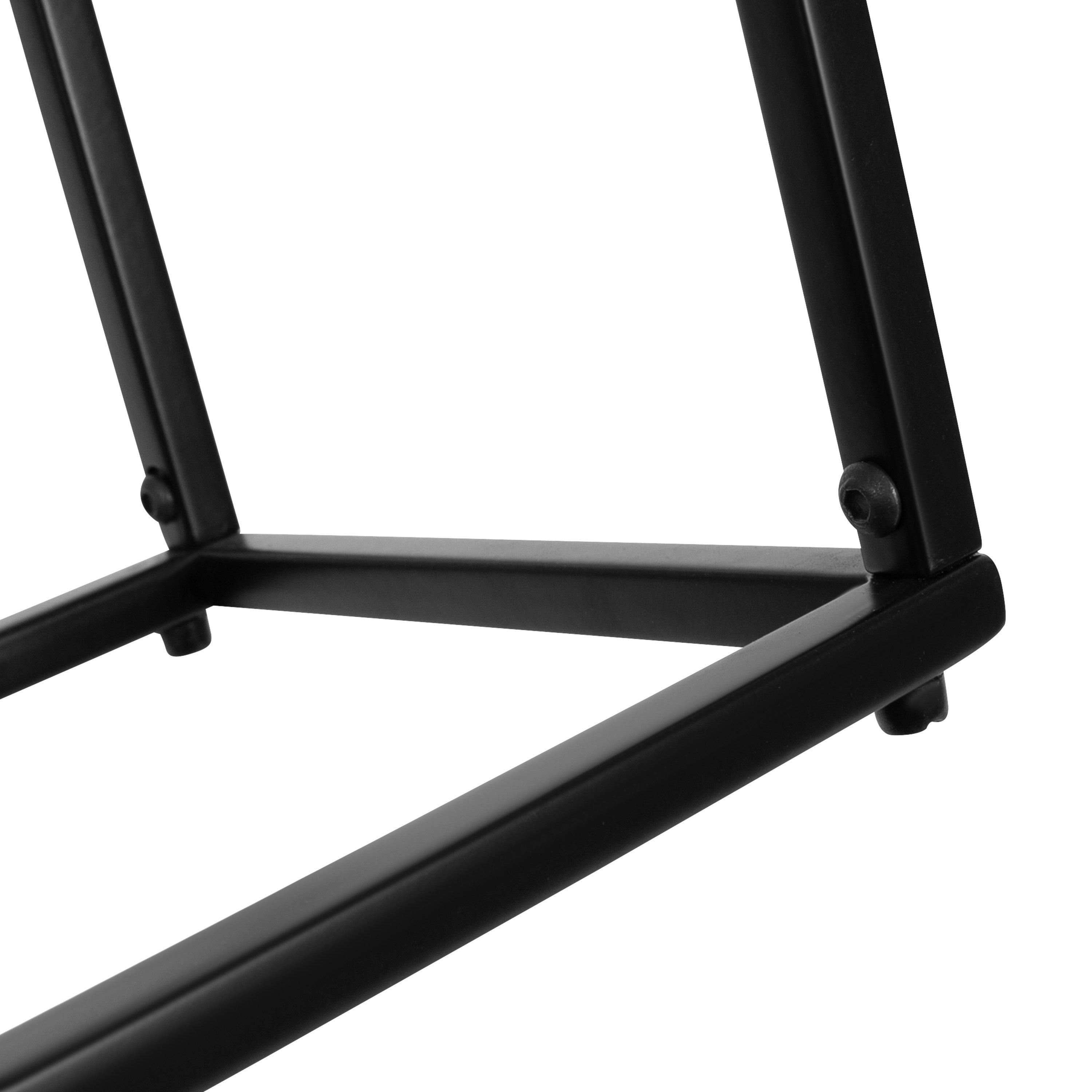 Side Table Natural Black 8x8x23 6