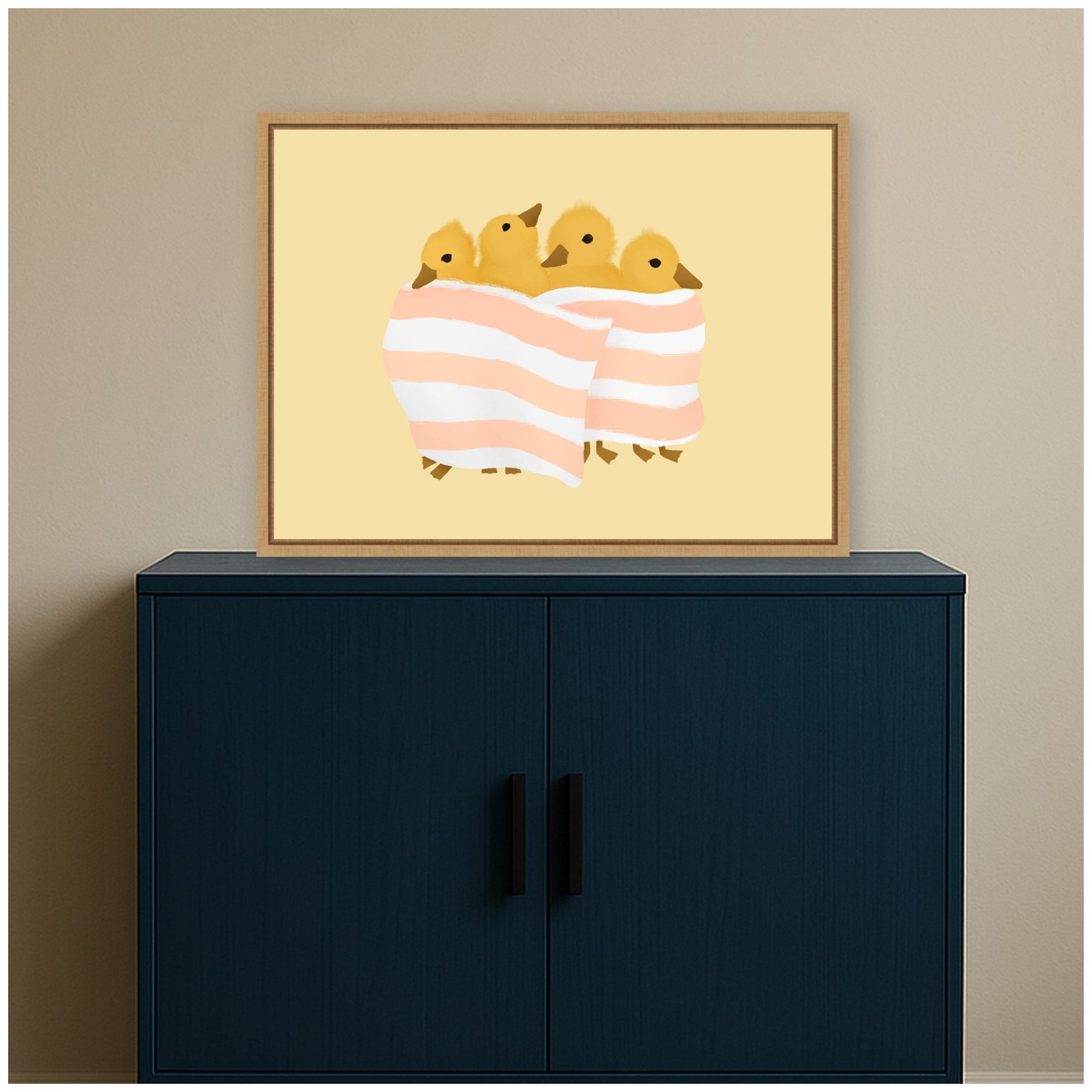 Framed Canvas 24x18 Sylvie Natural 6