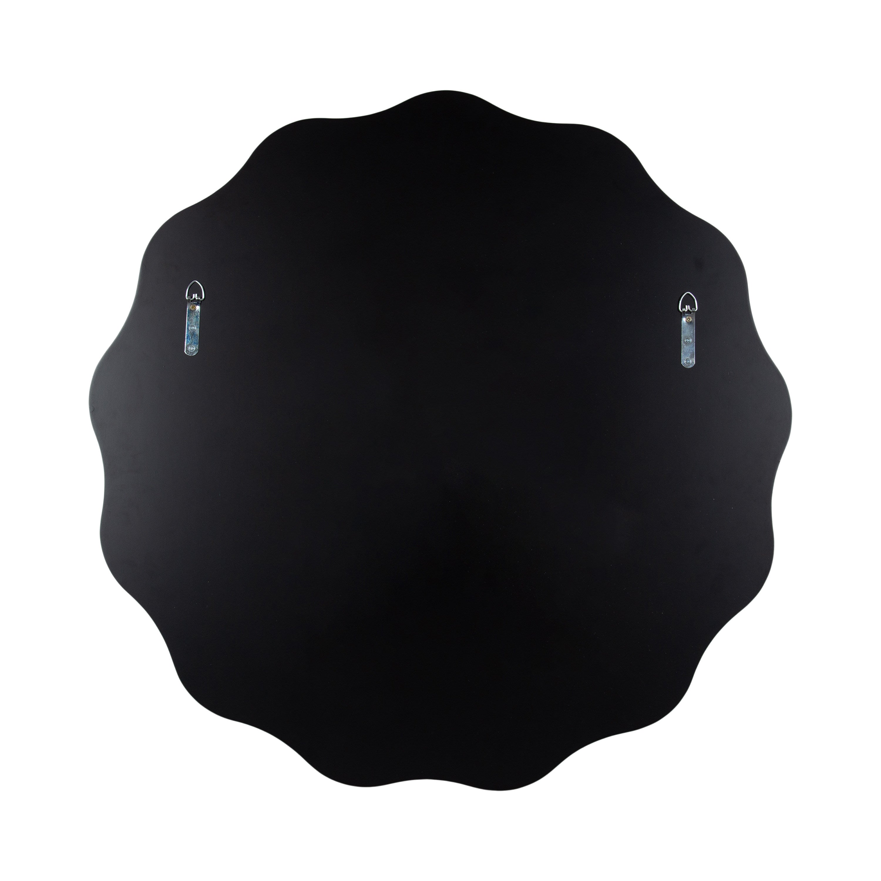 Viona Round Scalloped Mirror