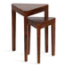 Nesting Table Walnut Brown 2 Piece 1