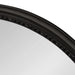 Round Mirror Black 24" Diameter 3