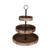 Tiered Tray Brown 16" Diameter 1