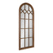 Windowpane Mirror Rustic Brown 18x47 1