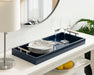 Single Tray Navy Blue Silver 10x24 7