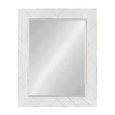 Rectangle Mirror White 24x30 1