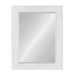 Rectangle Mirror White 24x30 1